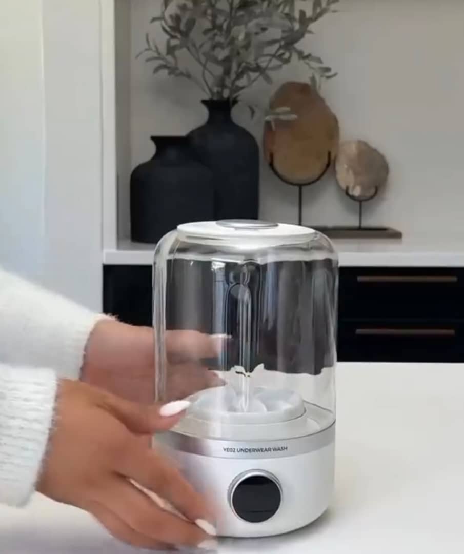 Mini machine à laver sans fil pour femme
