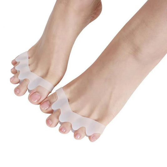 1 Pair=2 Pcs Toe Corrector Silicone Gel Toes Separators Orthotics Stretchers Align Correct Overlapping Toes Drop Shipping