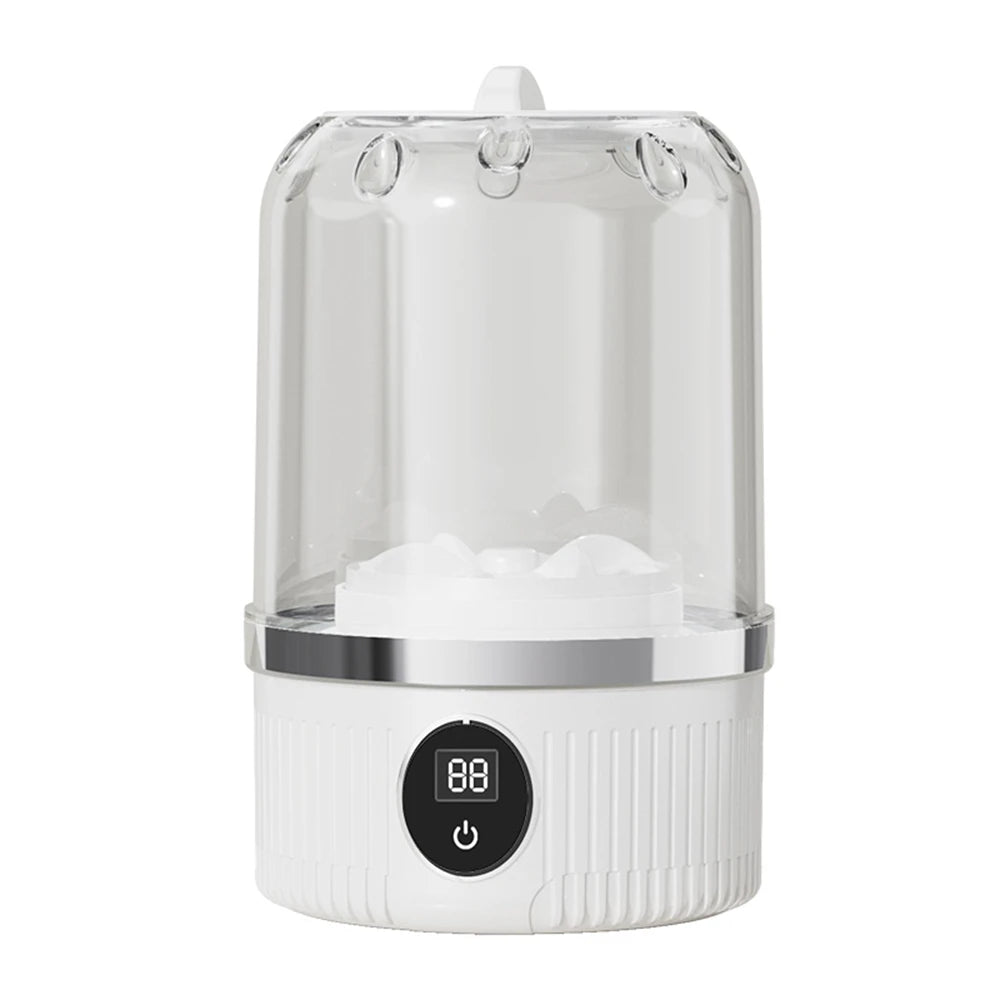 1L Mini Rechargeable Washing Machine Underwear Travel Portable Small Socks Washing Machine Dehydratable Portable Laundry Bucket