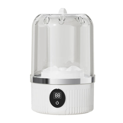 1L Mini Rechargeable Washing Machine Underwear Travel Portable Small Socks Washing Machine Dehydratable Portable Laundry Bucket